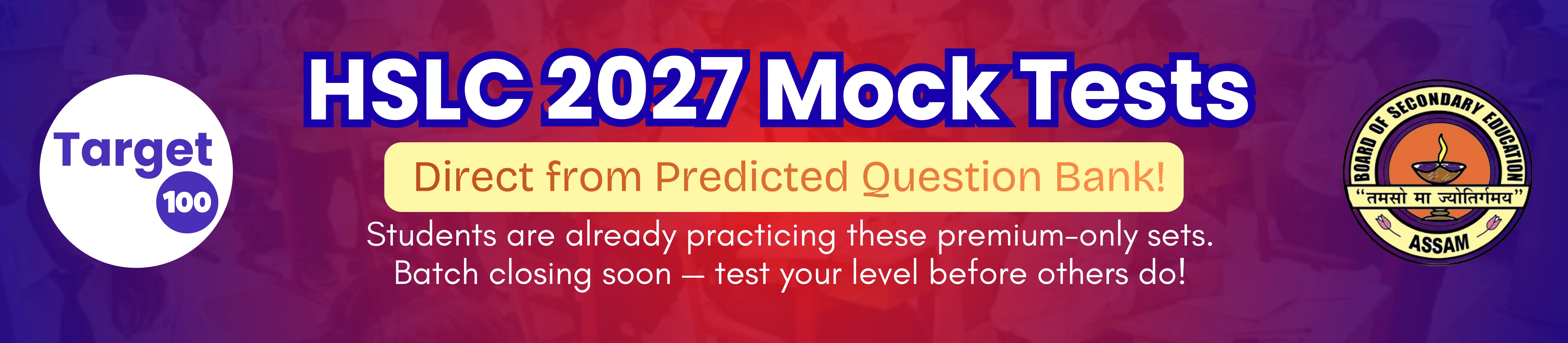 Live Mock Test Banner